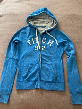 Y2K VINTAGE Abercrombie & Fitch Women Zip Up Hoodie Small